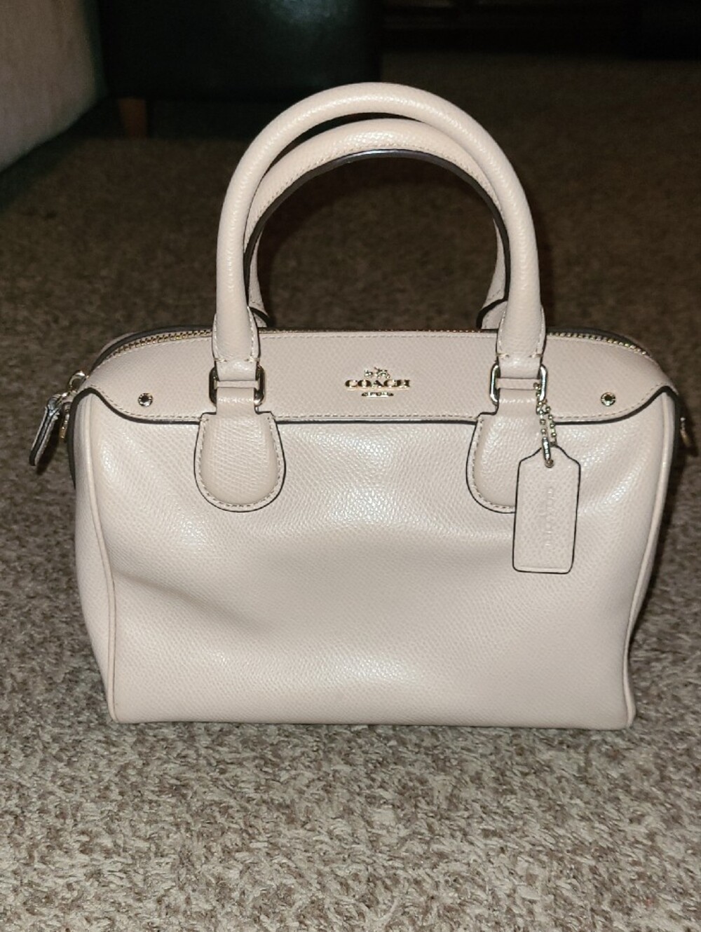 Coach (F36624) Crossgrain Leather Mini Bennett Satchel